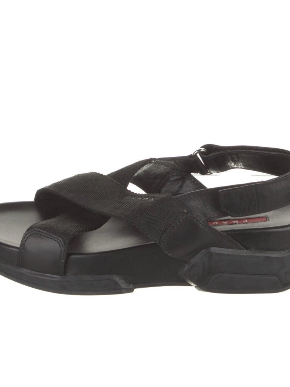 Black Strappy Prada Sandal